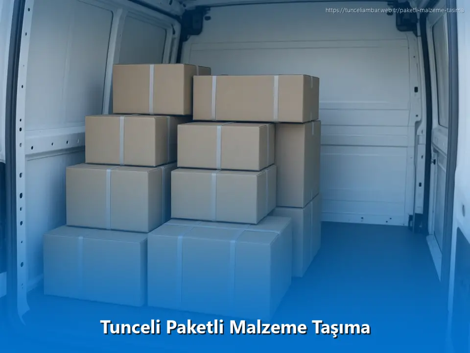 Tunceli Paketli Malzeme Taşıma